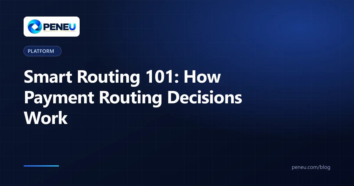 Cover illustration explaining payment routing across providers
