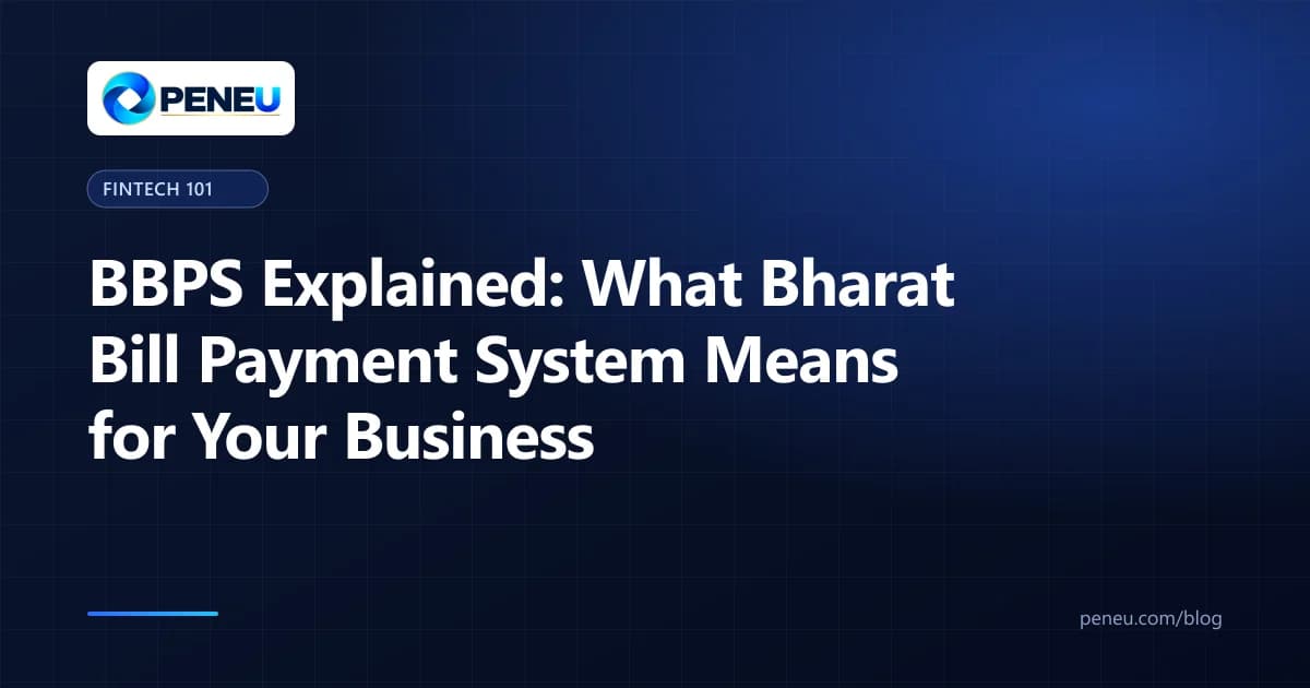 Cover illustration explaining the Bharat Bill Payment System