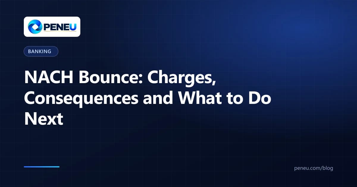 Cover for a guide on NACH and EMI debit bounces, charges and what to do next